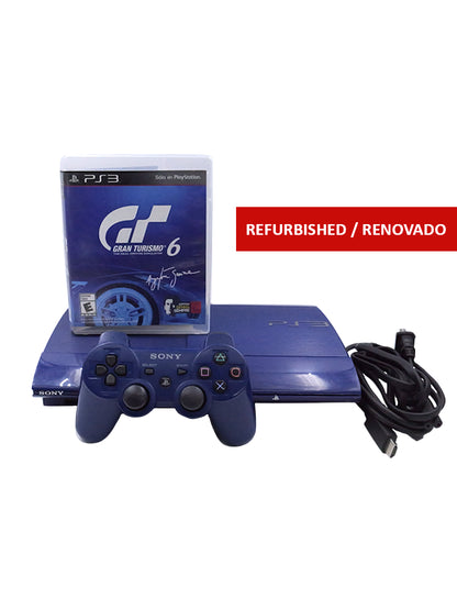 PlayStation3 250GB SuperSlim Edición Limitada - GRAN TURISMO 6 / REFURBISHED