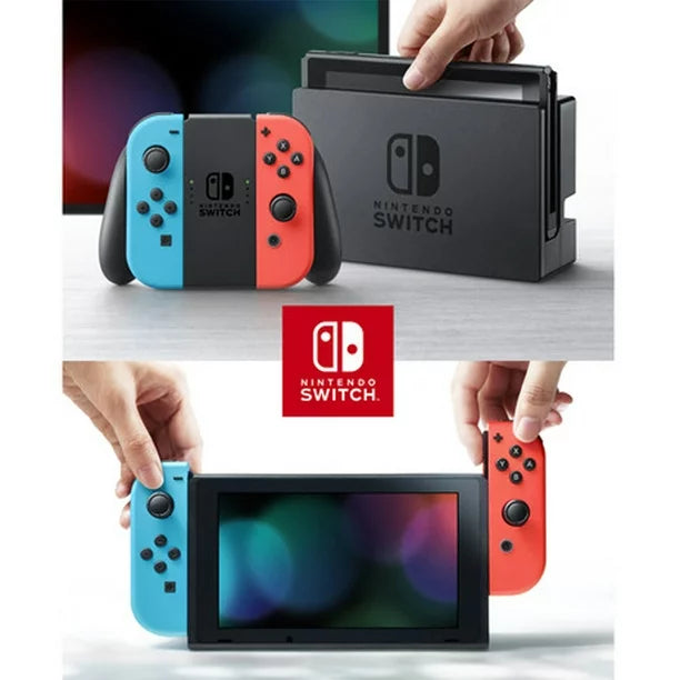 Nintendo Switch 32GB / rojo + azul neón / REFURBISHED